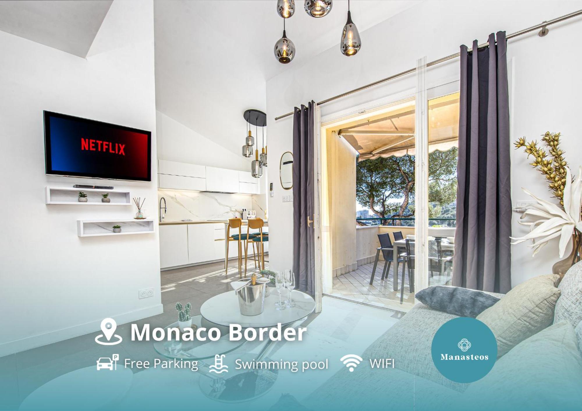 Appartement Porte De Monaco - Terrasse Vue - Parking - Cn Beausoleil